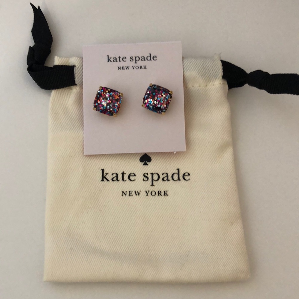 Kate Spade Gold-Tone Small Square Stud Earrings